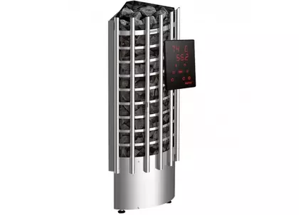 Электрокаменка для сауны Harvia Glow Corner TRC70XE c цифровой панелью управления в Люберцах