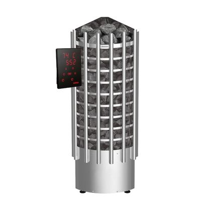 Электрокаменка для сауны Harvia Glow Corner TRC90XE c цифровой панелью управления в Люберцах